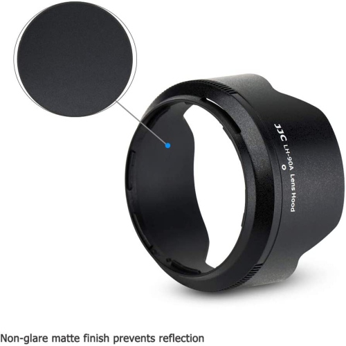 Reversible Lens Hood Shade for Nikon NIKKOR Z DX 50-250mm f/4.5-6.3 VR Lens on Nikon Z50 Replace Nikon HB-90A Lens Hood