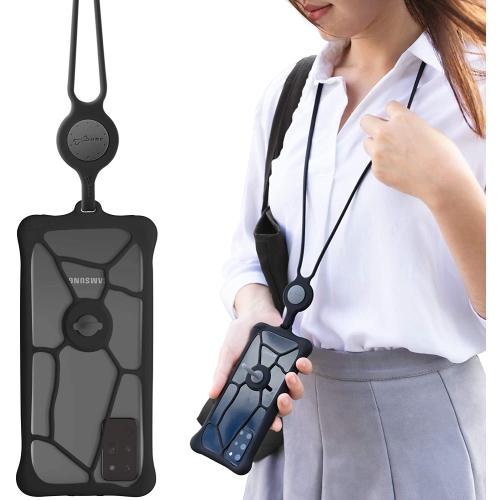 ALBERTATECH  Lanyard Phone Bubble Tie 2, Universal Phone Lanyard Bumcooper Protective Case for Iphone 12 / Pro / Pro Max / 11 / 11