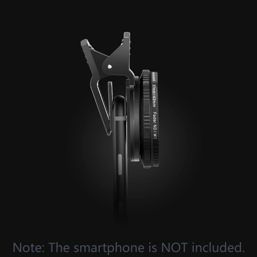Ensemble de filtres pour objectif de 37 mm CLIP-on ND 2-400 pour téléphone cellulaire : Filtre à densité réglable avec pince pour téléphone