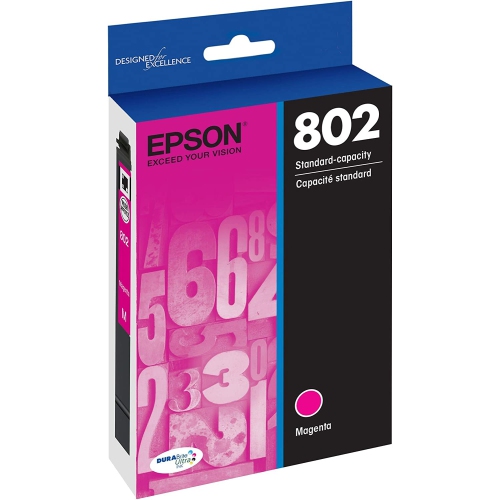 Epson – Cartouche d’encre à capacité standard 802 DURABrite Ultra, magenta
