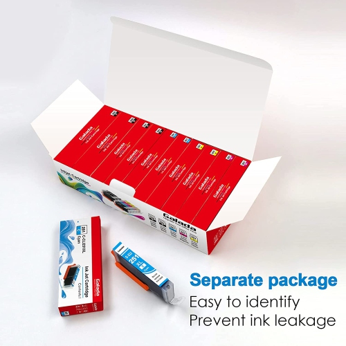 Compatible Ink Cartridge Replacement for Canon 250 PGI-250XL 251 CLI-251XL High Yield for Pixma MX920 MX922