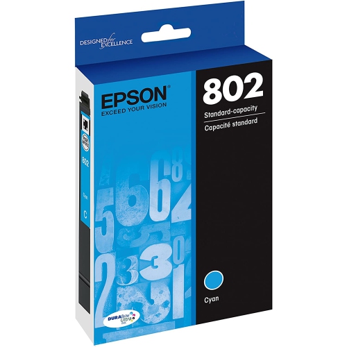 Epson 802 DURABrite Ultra Standard Capacity Cartridge Ink, Cyan