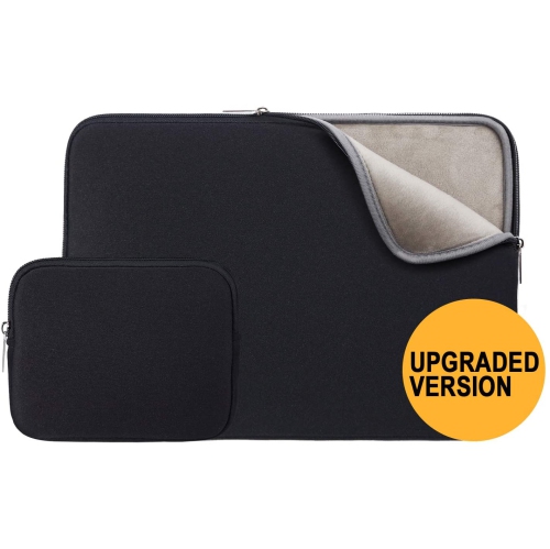 11 Inch Laptop Sleeve Case Soft Fluffy Lining Bag with Accessories Pouch,Compatible with 11.6" MacBook Air