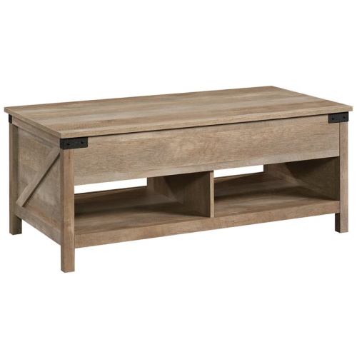 Sauder Bridge Acre Engineered Wood Lift-Top Coffee Table in Lintel Oak