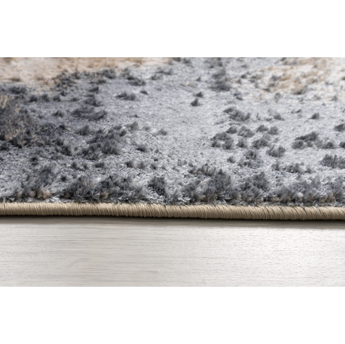 La Dole Rugs Transitional Abstract Minimalistic Contemporary Area Rug - Premium Durable Carpet for Living Room, Bedroom, and Office - Multi, 5x8