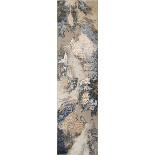 La Dole Rugs Transitional Abstract Minimalistic Contemporary Long Runner Rug - Premium Durable Carpet for Living Room, Entrance, and Hallway - Multi,