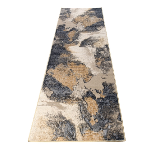 La Dole Rugs Transitional Abstract Minimalistic Contemporary Long Runner Rug - Premium Durable Carpet for Living Room, Entrance, and Hallway - Multi,