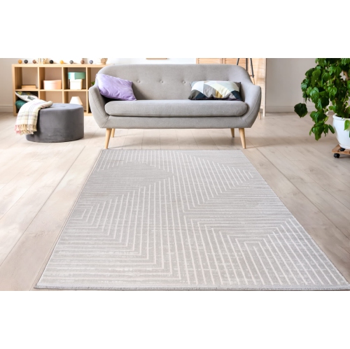 Ladole Rugs Geometric Pattern Home Decor Indoor Area Rug - Amazing Premium Carpet for Living Room, Bedroom, Dining Room, Kitchen, and Office - Grey,