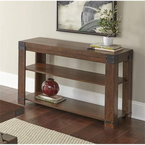 PEMBERLY ROW  Modern Console Table In Medium Cherry