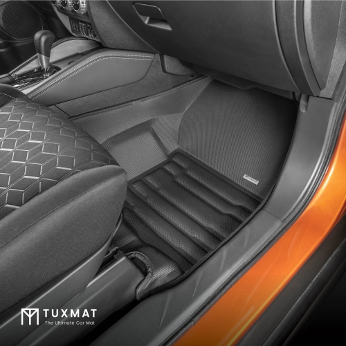 TuxMat - Pour les modèles Mitsubishi RVR 2011-2026 - Tapis de voiture personnalisés - Couverture maximale, toutes saisons, mesurée au laser - Cet