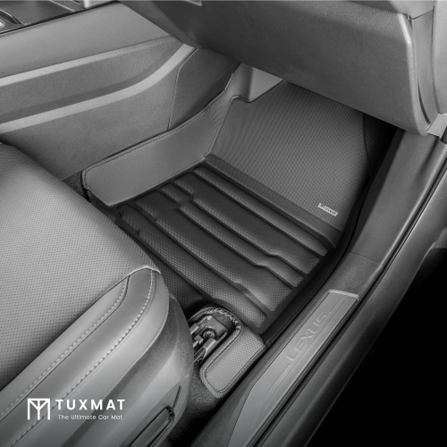TuxMat - For Lexus NX Hybrid 2022-2026 Models - Custom Car Mats - Maximum Coverage, All Weather, Laser Measured - This Full Set Includes 1st and 2nd