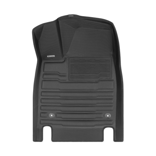 TuxMat - For Kia EV6 2022-2024 Models - Custom Car Mats - Maximum Coverage, All Weather, Laser Measured - This Full Set Includes 1st and 2nd Rows