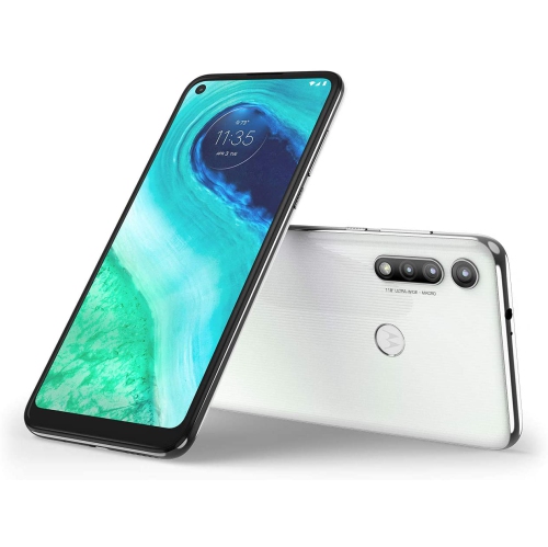 Moto G Fast | Unlocked | XT2045-3 | 3/32GB | 16MP Camera | 2020 | Pearl White| Open box / New