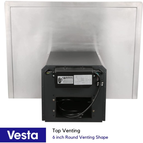 VESTA Copenhagen 800CFM Powerful 30'' Stainless Steel Wall Mounted Range Hood With Gesture Control And Remote Control