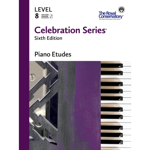 RCM série Celebration 6e édition Piano Etudes niveau 8 C6E08