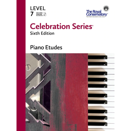 RCM série Celebration 6e édition Piano Etudes niveau 7 C6E07