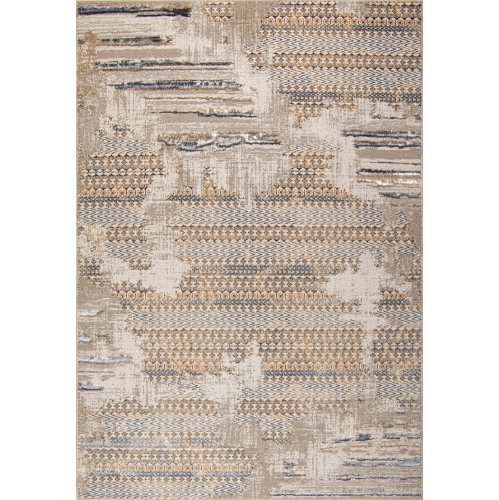 La Dole Rugs Transitional Abstract Rustic Contemporary Area Rug - Premium Durable Carpet for Living Room, Bedroom, and Office - Multi, 8x10
