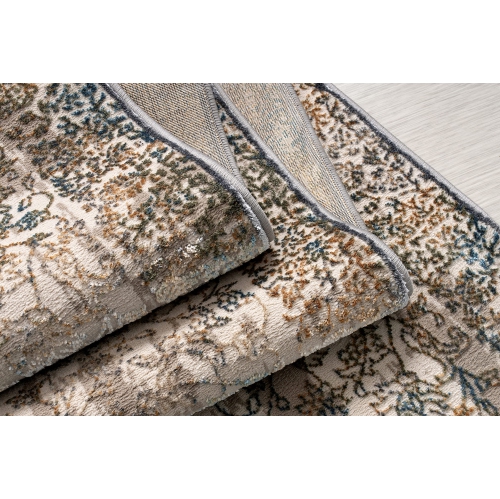 La Dole Rugs Persian Oriental Design Traditional Floral Area Rug - Premium Durable Carpet for Living Room, Bedroom, and Office - Multi, 4x6