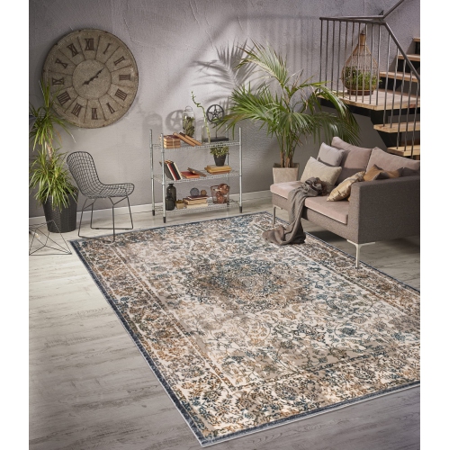 La Dole Rugs Persian Oriental Design Traditional Floral Area Rug - Premium Durable Carpet for Living Room, Bedroom, and Office - Multi, 5x8