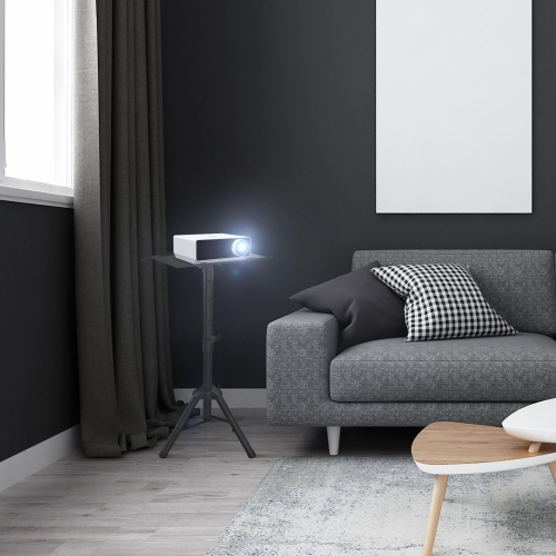 30"- 43.7" Height Adjustable Universal Laptop Projector Tripod Stand for Presentations Home Theater Foldable DJ Rack and Stand