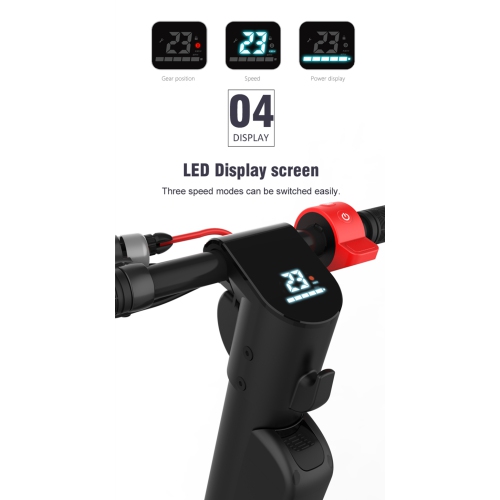 Long Range HX X8 Electric Scooter -36V 10AH Battery, 32 KM/H Top Speed Battery Removable & Replaceable - Dual Battery Version