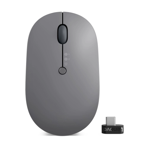 LENOVO  Go Wireless Multi-Device Mouse (Thunder Black) Amazing little mouse, I love the multi device switch feature up to 3 devices two Bluetooth and one with a USB-C dongle