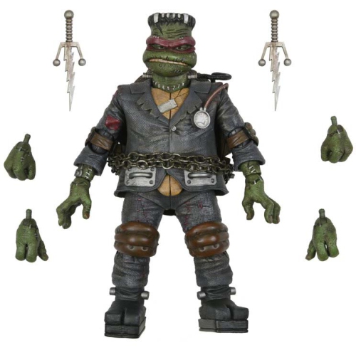 Teenage Mutant Ninja Turtles Universal Monsters 7 Inch Action Figure Ultimate - Raphael as Frankenstein