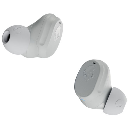 Écouteurs boutons 100 % sans fil à isolation sonore Mod de Skullcandy - Gris pâle/Bleu