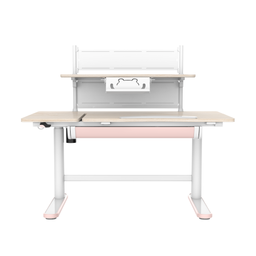 Wenhome Junior Standing Desk, Anti-pinch Design, Divided Tilt Adjustment, Anti-collision, Desktop 44.1”x23.6"/112x60cm Included, Pink - Free Shipping