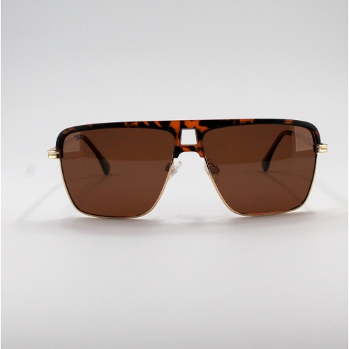 OTTIKA CANADA  Shades X - Polarized Sunglasses | Model 3337 | Gold-Demi With Lens In Brown