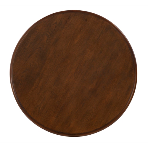 Pemberly Row Transitional Acacia Wood Accent Side Table in Hazelnut Brown