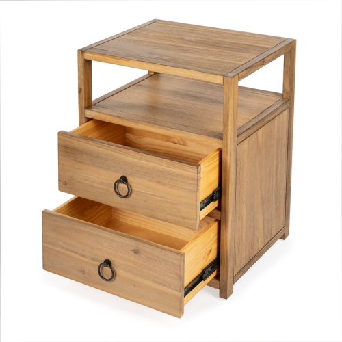 Beaumont Lane Natural Wood Nightstand