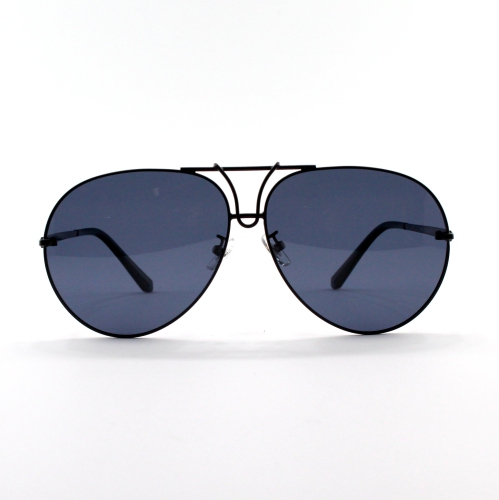 Shades X - Polarized Sunglasses | Model 7057 | Black Frame - Grey Lens