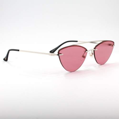 Shades X - UV | Model 1826 | Gold - Silver Frame - Pink Lens
