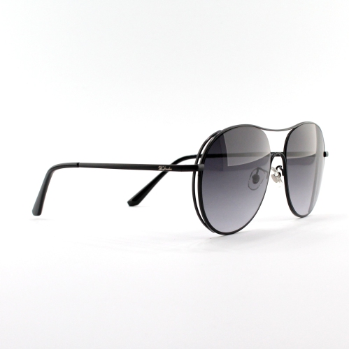 Shades X - UV Protection Sunglasses | Model 7066 | Black Frame - Grey Gradient Lens