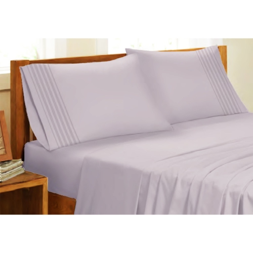 Cotton House - Microfiber Sheet Set, Wrinkle Free, Queen Size, Lilac