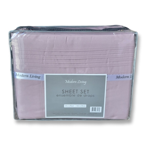Cotton House - Microfiber Sheet Set, Wrinkle Free, Queen Size, Lilac