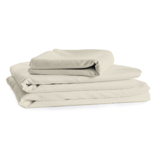 COTTON HOUSE  - Microfiber Sheet Set, Wrinkle Free, Queen Size In Ivory