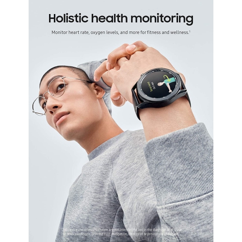 Refurbished Samsung Galaxy Watch 3 GPS + Cellular Unlocked LTE, 45mm Mystic Black Smartwatch SM-R845