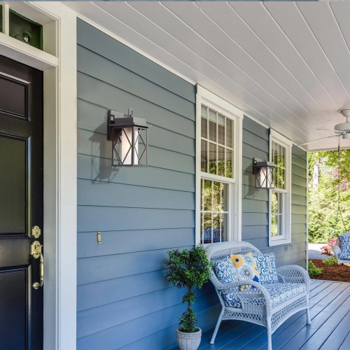 Farmhouse Black Outdoor Wall Sconce, 1-Light Modern Cage Outdoor Wall Lantern Sconce with Frosted Glass Shade