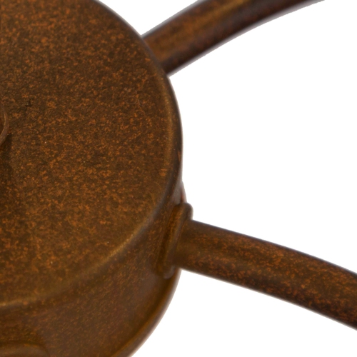 Farmhouse Dining Room Chandelier, 6-Light Bronze Drum Hanging Ceiling Light Rustic Round Chandelier Pendant Light