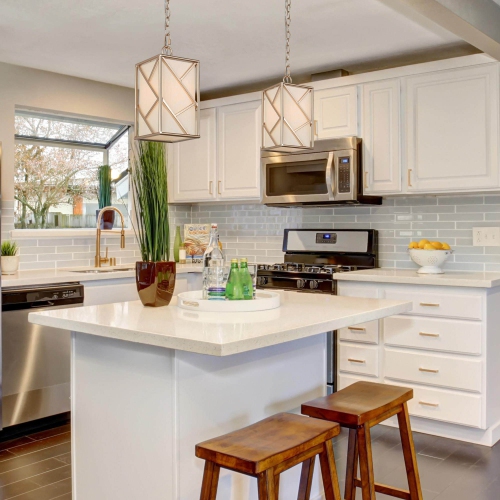 Gold Cage Mini Pendant Light, 1-Light Modern Geometric Lantern Kitchen Island Pendant Light with Fabric Shade