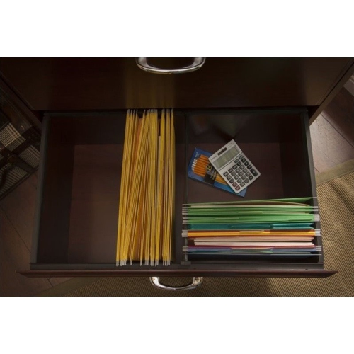 Pemberly Row 3 Piece Office Set in Cherry