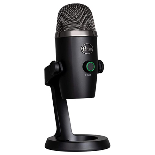 Logitech Blue Yeti Nano USB Premium Microphone for podcasting, game streaming, calls and VoiceOver work - Black - Brand New