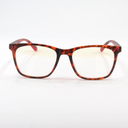 Image 1 of 1.. Ottika Care - Blue Light Blocking Glasses | Model TR5103 | Adult Small & Teenagers | Demi Amber