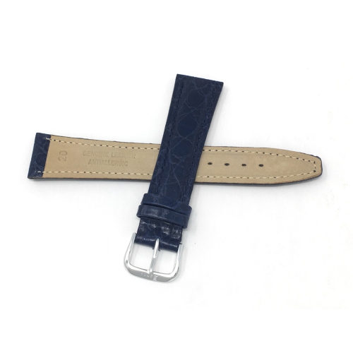 Bandini Womens Glossy Padded Leather Lizard Pattern Smart Watch Band Strap For Samsung Galaxy Watch 4, Galaxy Watch 3, Gear Sport, Active 2 & 1 -