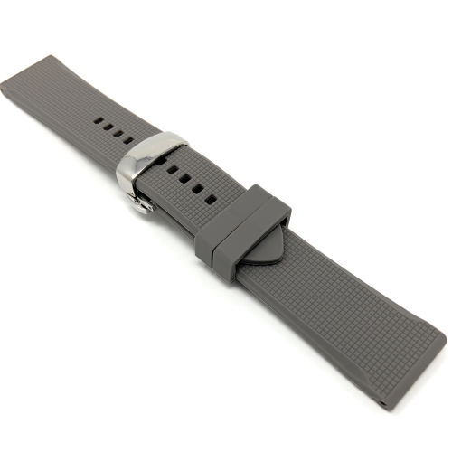 Bandini Bracelet de montre intelligente en silicone caoutchouc souple et à boucle déployante pour Samsung Galaxy Watch 46mm, Galaxy Watch 3 - 22mm,