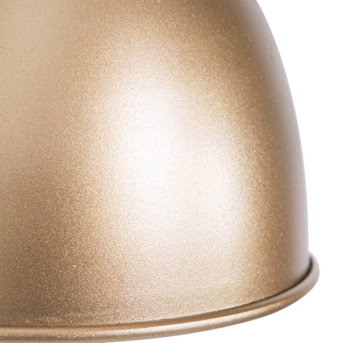 Applique de salle de bain moderne Bell, 3 ampoules, argent et or, abat-jour en métal