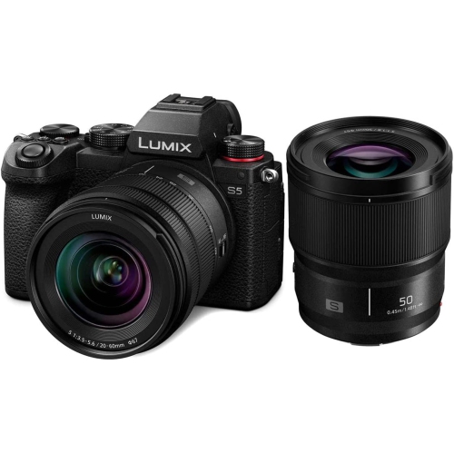 Panasonic Lumix DC-S5 Mirrorless Digital Camera with 20-60mm F3.5-5.6 Lens - Brand New