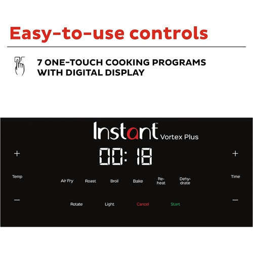 Instant Pot Vortex Plus Air Fryer Oven, 10Qt by INSTANT POT - Open Box condition - Image 2